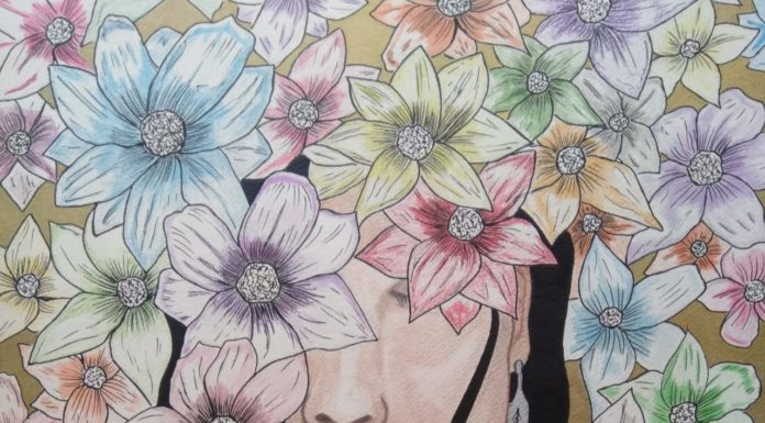 Dibuix i pintura en lletra de cançó