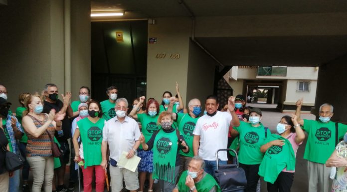 Aturat el desnonament d’un veí en situació vulnerable a Estrelles Altes