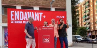 L’esquerra es mobilitza per evitar l’entrada de l’extrema dreta al govern, ahir a la tarda era el torn del PSC a la Marina
