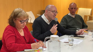 Jesús Martínez a la presentació del llibre