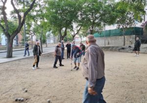 Una pista de petanca en condicions pel Polvorí