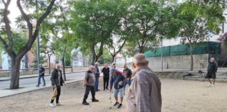 Una pista de petanca en condicions pel Polvorí
