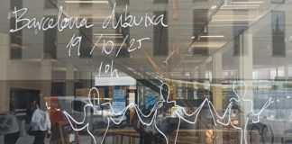 El COAC es convertirà en un gran mural col·lectiu per dibuixar la pau