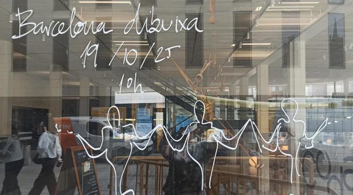 El COAC es convertirà en un gran mural col·lectiu per dibuixar la pau