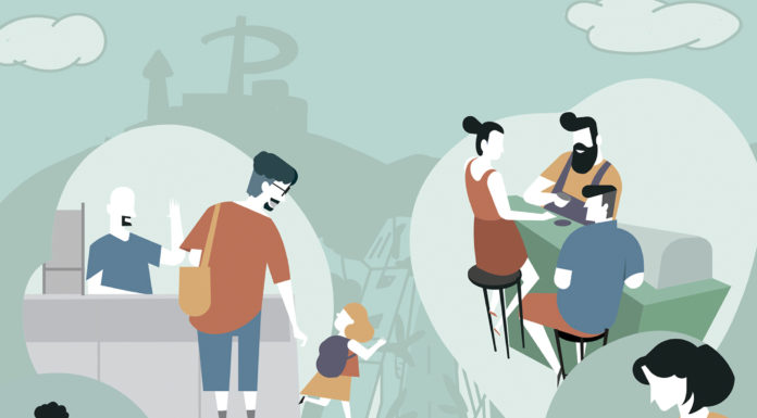 El petit comerç busca captar nous clients entre els treballadors de la zona industrial