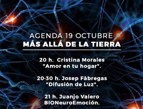 Avance programa día 19 de octubre – Más alla de la Tierra