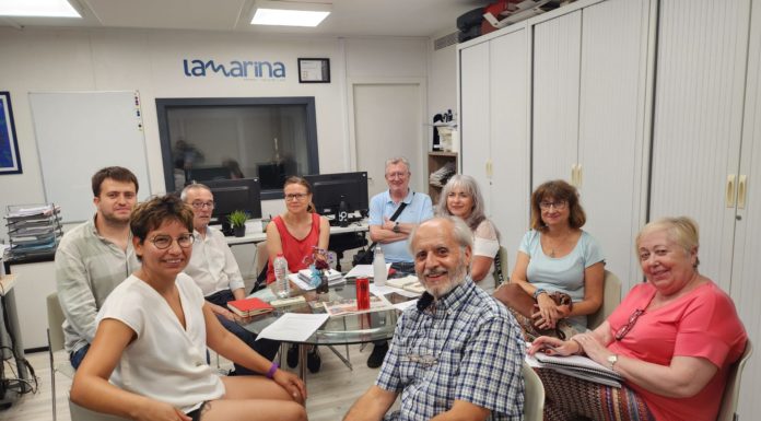 La Marina acull la reunió de junta d’Òmnium Cultural Sants-Montjuïc