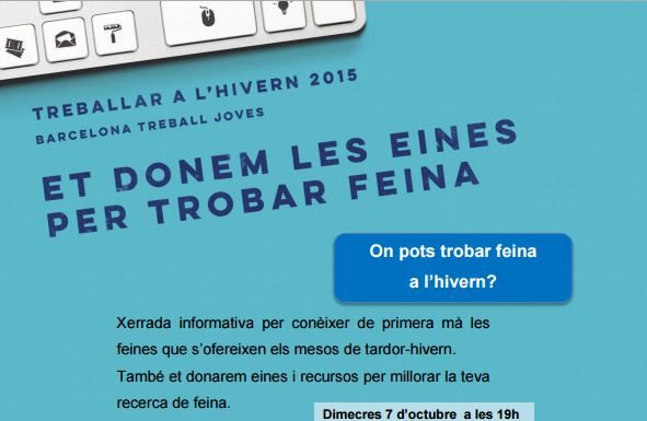 Busques feina aquest hivern?