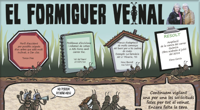 Incivisme, robatoris, comerços sense adaptació per cadira de rodes… i un problema resolt: l’ampliació de la vorera del carrer Química
