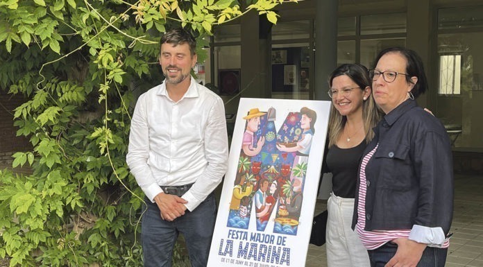 La imatge de la Festa Major de la Marina Presentació cartell Festa Major la Marina 2024
