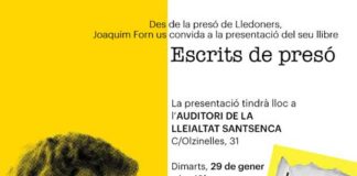 Acte de presentació del llibre de Joaquim Forn