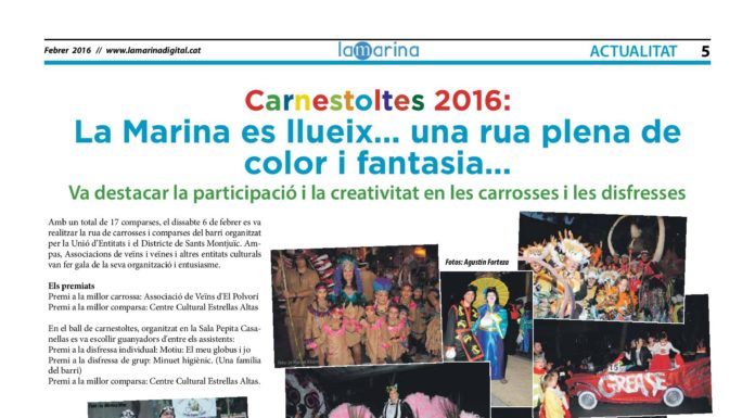 La Marina es llueix… una rua plena de color i fantasia…