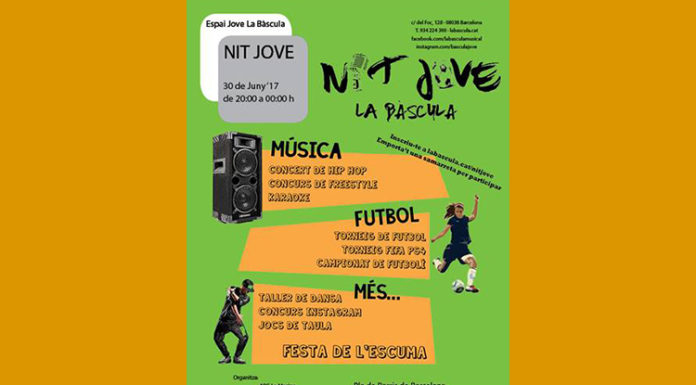 El centre jove La Bàscula prepara una jornada per reivindicar l’oci nocturn per als joves