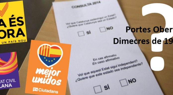 Les entitats civils debaten sobre la consulta del 9N al Portes Obertes