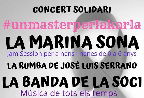 Concert solidari per #unmasterperlakarla