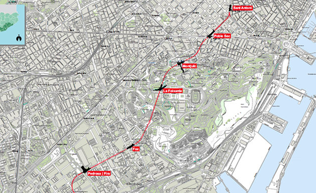 Ajuntament i Generalitat rescaten el projecte per fer arribar l’L2 del metro a Montjuïc i la Marina