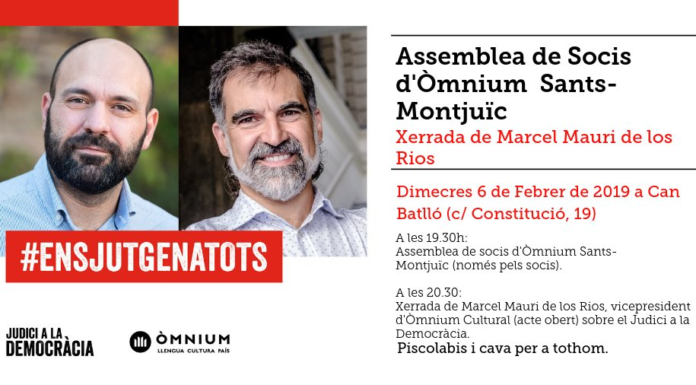 Xerrada del vicepresident d’Òmnium a Can Batlló